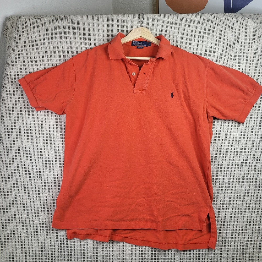 Polo Ralph Lauren Polo Shirt Mens Large Classic‎ Fit Short Sleeve Embroidered
